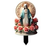 Licsaliwe Virgen de Guadalupe Statues, Guadalupe Virgen Statue, The Bealed Virgin Mary Statue, Acrilic Virgin Mary per Home Garden Decor