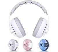 Lictin 2 in 1 Cuffie Neonato Antirumore -25dB,Protettori acustici per neonati, archetto regolabile, antiscivolo e antistress, protezione acustica ideale per neonati fino a 48 mesi