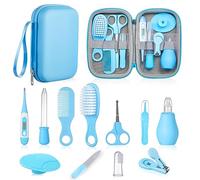 Lictin Set per la Cura del Bambino - 12 Pezzi Beauty BabyCare, prodotti per l'infanzia, set per la cura del bambino da viaggio e di uso quotidiano (Blu)