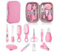 Lictin Set per la Cura del Bambino - 12 Pezzi Beauty BabyCare, prodotti per l'infanzia, set per la cura del bambino da viaggio e di uso quotidiano (Rosa)