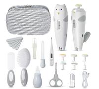 Lictin Set per la Cura del Bambino-26 in 1 ricaricabile Tagliaunghie elettrico sicuro per bambini,tagliaunghie per bambini con illuminazione automatica,Beauty BabyCare portatile,ottima idea regalo