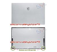Lid Cover Scocca Posteriore LCD Argento MSI Creator P75 GS75 Stealth MS-17G3 17