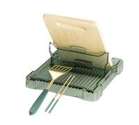 Lid Rack - Pot Lid Organiser | Spoon And Lid For Cabinet | Cooking Ladle Spatula Spoon Holder For Stove Top, Utensil Rest, Chopping Board Organizer Stand Spoon Rest For Countertop Stove Top