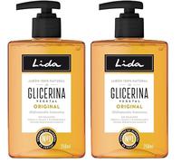Lida - Sapone liquido per le mani al 100% naturale alla glicerina | Gel per le mani | Pulisce, protegge e idrata in profondità tutti i tipi di pelli | Lavorazione tradizionale - 250 ml