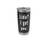 Lida? Ti ho preso. Bicchiere termico in acciaio inox doppia parete