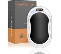 Lidasen Scaldamani ricaricabile, 10000 mAh, riutilizzabile, scaldamani elettrico, portatile, USB, ideale come regalo di Natale per bambini, donne e uomini
