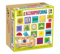 Lidattica - GIOCHI MONTESSORI - L'acchiappaforme - Gioco educativo 3-6 anni per imparare le forme geometriche - Made in Italy