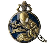 LIDCOM Orologio da taschino al quarzo con piattaforma calda Orologio da anime con pendente completo in bronzo da cacciatore, blu