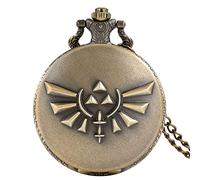 LIDCOM Orologio da taschino al quarzo con piattaforma calda Orologio da anime con pendente completo da cacciatore in bronzo, leggenda