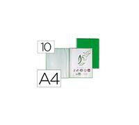 liderpapel ec03 - cartellina vetrina con Spirale, formato A4, colore: Verde