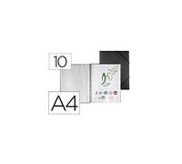 liderpapel ec29 - cartellina vetrina con Spirale, formato A4, colore: Nero