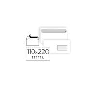liderpapel sb87 - Confezione da 25 bustine, 110 x 220 mm, colore: Bianco