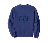 L'IDF di Am Yisrael Chai sostiene Il Regalo dell'orgoglio ebraico Felpa, Unisex per Adulti, Navy, XL