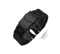 lidianhua Cinturino ad arco in metallo da uomo in acciaio inossidabile da 22 mm Per Casio MDV-106, MDV-107, MDV-106D, MTP-VD01