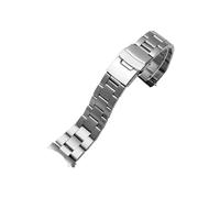 lidianhua Cinturino ad arco in metallo da uomo in acciaio inossidabile da 22 mm Per Casio MDV-106, MDV-107, MDV-106D, MTP-VD01