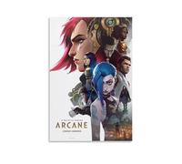 LIDIANWE Arcane League of LegendsCreativity in Simple Design - Poster su tela, motivo animazione, film, decorazione per la casa, 60 x 90 cm, senza cornice, stile 28