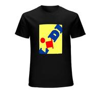 Lidl Shirt Fan Edition Hype Edition Trend Short-Sleeve T-Shirt Black L