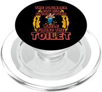 L'idraulico ha ottenuto questa ferita a filo mentre riparava la toilette PopSockets PopGrip per MagSafe