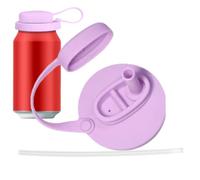 Lids di soda | Le bevande analcoliche possono coprire con paglia | Polvere di silicone riutilizzabile riutilizzabile per perdite | Test di sostituzione della sostituzione delle bevande Il frigorifero
