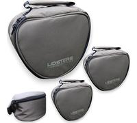 Lidsters Deluxe - Custodia imbottita per mulinelli da pesca al luccio, colore: verde, Verde, borsone