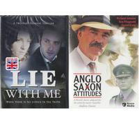 Lie with Me : Complete Uncut 2 Part British Thriller , Anglo Saxon Attitudes : Complete Uncut 3 Part British Mini Series : 2 Pack -Combined 3 Disc Set with 369 Minutes Run Time
