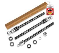 Liebdorf® Asse a innesto rimorchio bicicletta - Adattatore M12 per tutte le lunghezze - Rimorchio bicicletta - Adattatore asse per bicicletta (M12 x 1,0)