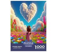 Liebe Blumen Puzzles Lernspiel Spielzeug Wunderschönes Dekoration 1000 Stück Herausforderndes schön Puzzle Für Erwachsene Und Kinder 52x38cm/1000pcs
