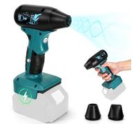 Lieberwell Mini Soffiatore per Makita Batteria 18V, Soffiatore per Foglie 130000 giri/min 180W, Soffiatore per Polvere Portatile a 4 Velocità, Ventilatore Industriale Jet Dry Turbo (Senza Batteria)