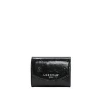 LIEBESKIND Alessa 3 Paper Touch Louisa, Purse Donna, Black Crinkle 402, S (HxBxT 8cm x10.8cm x2cm)