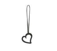 LIEBESKIND BERLIN Pelle accessori per borse Heart Mirror Mirror Pendant Deep Soil marrone scuro