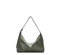 Liebeskind Lou Cracked Leather M Borsa hobo verde scuro, pelle, donna