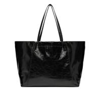 LIEBESKIND BERLIN borsa shopper Chudy Paper Touch Crinkle Shopper Black nero