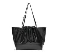 Liebeskind Lou 2 Paper Touch L Borsa shopper nero, pelle, donna