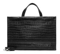 LIEBESKIND BERLIN borsetta borsa a tracolla LOU 2 New Croco Satchel Black nero