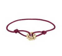 Liebeskind Berlin Bracciale in Tessuto Donna LJ-1801-B-21 con pendenti in acciaio inossidabile IP oro