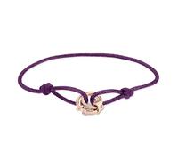 Liebeskind Berlin Bracciale in Tessuto Donna LJ-1803-B-21 con pendenti in acciaio inossidabile IP oro rosa