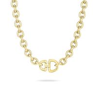 Liebeskind Berlin Chunky Chain - Collana in acciaio INOX, 45 cm, 45 cm, Acciaio inossidabile, Nessuna pietra preziosa