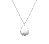 Liebeskind Berlin, collana 50 cm, in acciaio inox con ciondolo organico, 50 cm, Acciaio inossidabile, Nessuna pietra preziosa