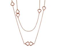 Liebeskind Berlin Collana da donna con ciondolo Mutlti Icon, in argento, 85 cm