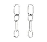 LIEBESKIND Berlin, gioielli da donna in look alla moda, braccialetto, collana e orecchini in acciaio inox in diversi colori, 5,5 cm, Acciaio inossidabile, nessuna.
