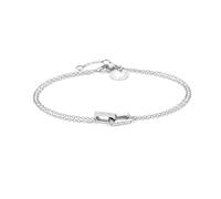 LIEBESKIND Berlin, gioielli da donna - una fantastica collezione di orecchini, collane e bracciali con fantastici dettagli in acciaio inox, 20 cm, Acciaio inossidabile, Zirconia cubica