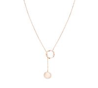 Liebeskind Berlin Gioielli Infinity da donna, eleganti collane e bracciali con ciondoli a forma di simbolo dell'infinito in acciaio inox, misura regolabile in diversi colori, 2 anelli intrecciati, 45