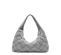 Liebeskind Berlin Hobo L BO Weaved Nylon neutro grigio, Grigio - Neutral Grey