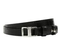 Liebeskind Berlin Lora Belt, Cintura Donna, Black Croco 105cm, One Size