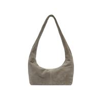Liebeskind Bo Suede L Borsa hobo taupe, Rauleder, donna