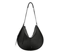 Liebeskind Berlin NAOMI NATURAL Sheep HOBO - Borsa a tracolla, misura grande (altezza x larghezza x profondità) 41,3 x 51,7 x 0,5 cm, Nero, Large (HxBxT 41.3cm x 51.7cm x 0.5cm)