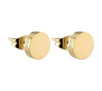 Liebeskind Berlin orecchini a bottone LJ-0050-E-07 acciaio inossidabile IP oro