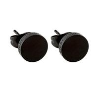 Liebeskind Berlin orecchini a bottone LJ-0067-E-07 acciaio inossidabile IP nero