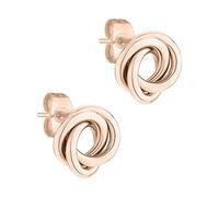 Liebeskind Berlin orecchini a bottone LJ-1050-E-12 IP oro rosa