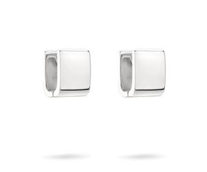 LIEBESKIND Berlin, orecchini a cerchio da donna in acciaio inox, diversi design e dimensioni moderne, 1,4 cm, acciaio inox, Senza Gemme